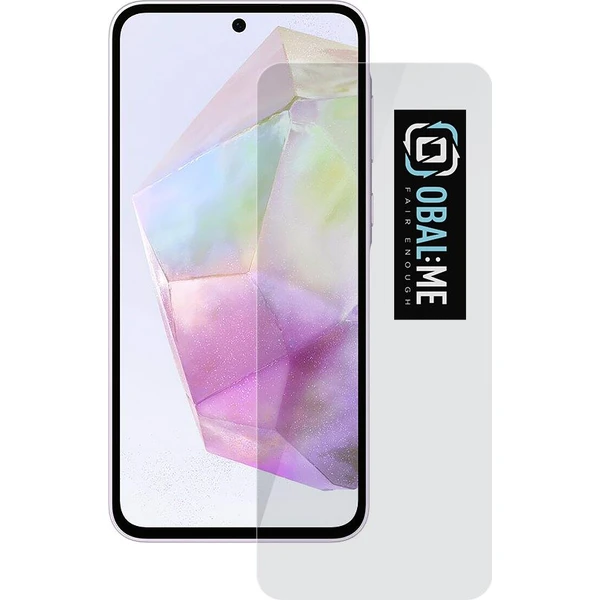 OBAL:ME 2.5D Tvrdené Sklo pre Samsung Galaxy A35 5G číre - Ochranné fólie a sklo - Hlavný obrázok