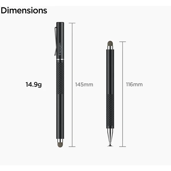 Spigen Universal Stylus Pen čierny - Stylusy - Obrázok UT66000N01