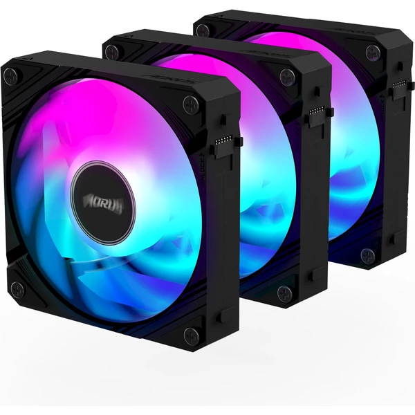 GIGABYTE AORUS EZ CHAIN ??FAN 120 (3-Pack) - Ventilátory pre PC - Obrázok UU5H000K01