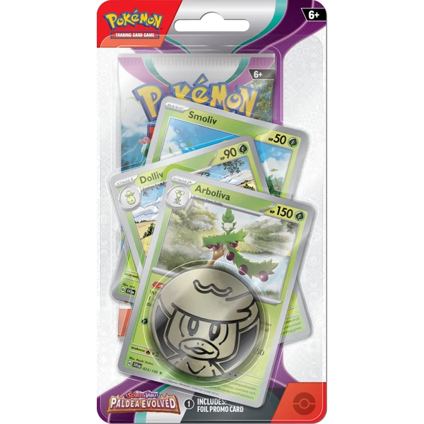 Pokémon TCG: SV02 Paldea Evolved - Premium Checklane Blister - Pokémon karty - Obrázok UUI4G00101