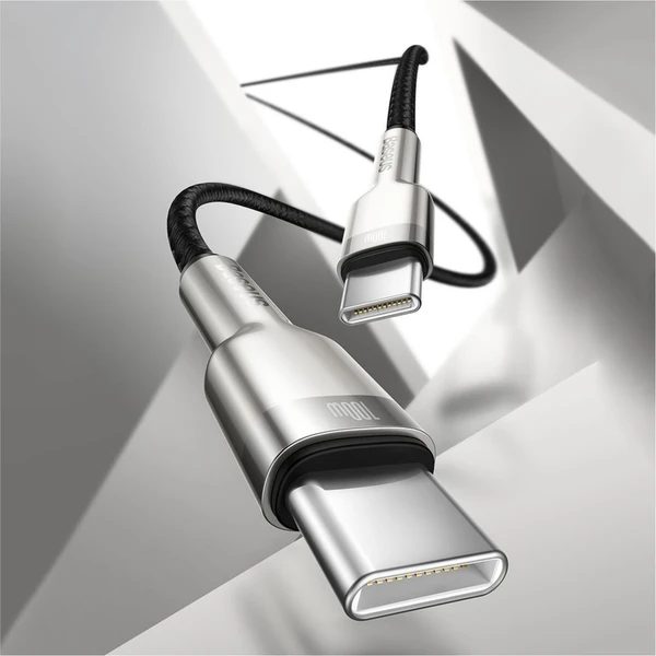 Baseus Cafule USB-C/USB-C nabíjací kábel 100W 1m čierny - Káble a redukcie - Obrázok UUKGF00101