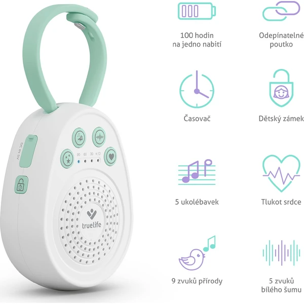 TrueLife BabyTone S3 prenosný uspávací modul  - Reproduktory - Obrázok UVUL000K01
