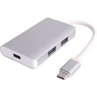 PremiumCord rozbočovač USB-C 3.1, 2x USB 3.0 - USB huby