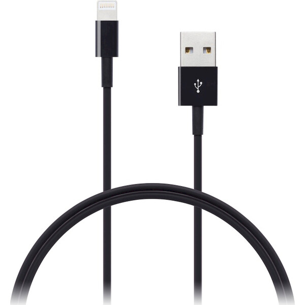 E-shop CONNECT IT Wirez USB-A/Lightning napájací kábel 1m čierny