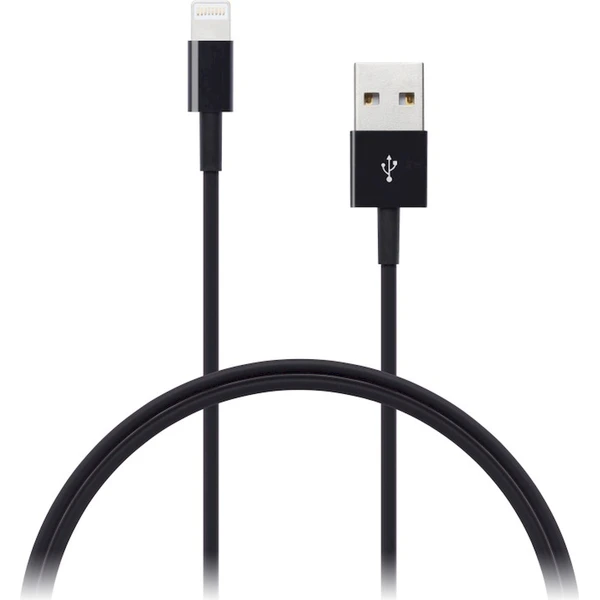 CONNECT IT Wirez USB-A/Lightning napájací kábel 1m čierny - Káble a redukcie - Hlavný obrázok