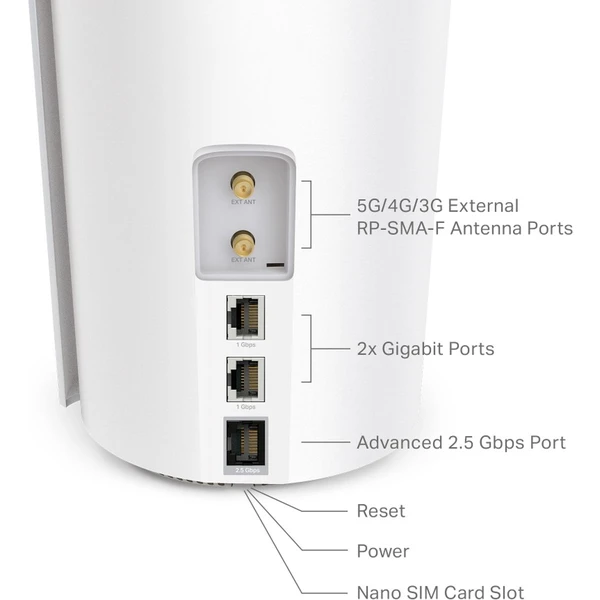TP-Link Deco X50-5G mesh systém 1ks biely - Mesh systémy - Obrázok UX55000P01