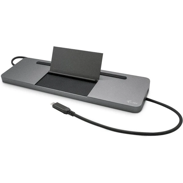 i-tec USB-C Metal Ergonomic 4K 3x Display dokovacia stanica + nabíjačka - Dokovacie stanice - Obrázok UX6K000K01