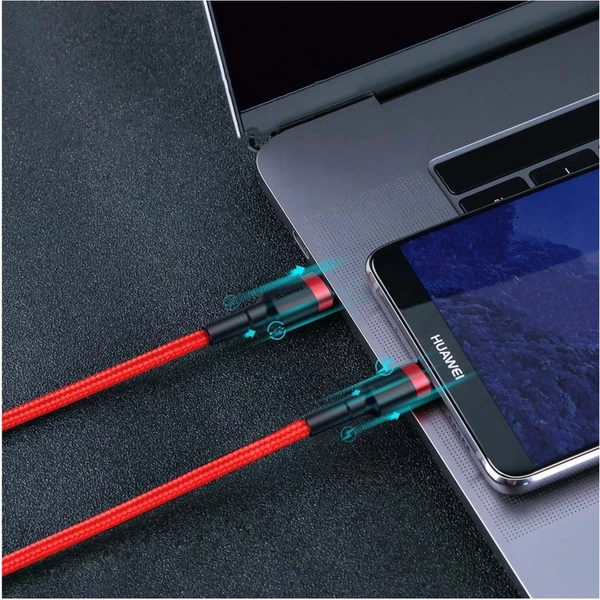Baseus Cafule USB-C/USB-C napájací kábel 60W 2m čierny - Káble a redukcie - Obrázok UX95300401
