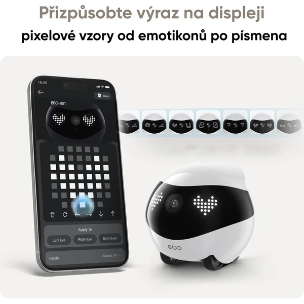 Enabot EBO Air 2 biela - IP kamery - Obrázok UY8L000K01