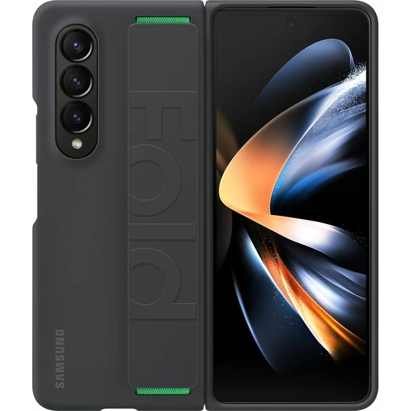 Samsung EF-GF936TB Silicone Strap Cover Fold4,Blac - Puzdra - Hlavný obrázok