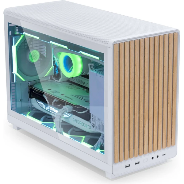 Lian Li A3-mATX ľavý bočný panel z tvrdeného skla biely - Komponenty - Obrázok V02O000K01