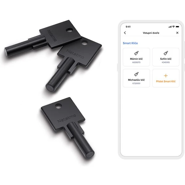 Netatmo Doorlock kit 3 keys náhradný kľúč k šikovnému zámku - Inteligentné zámky - Hlavný obrázok