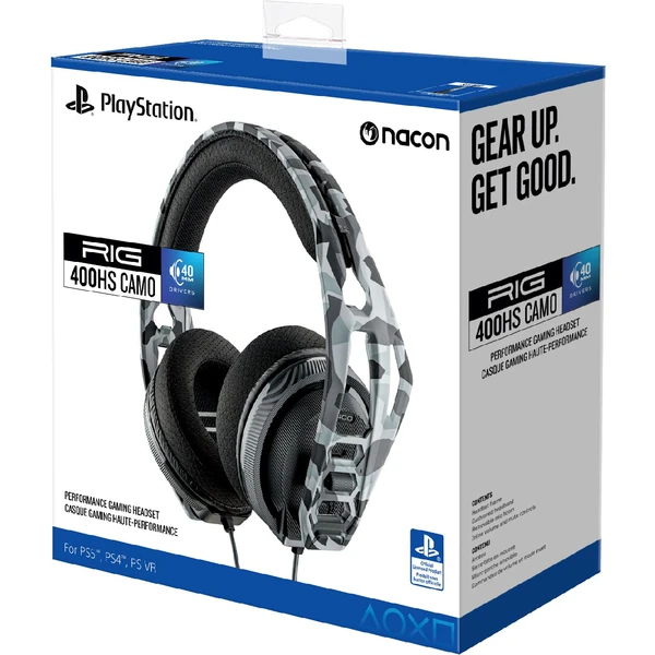 Nacon RIG 400HS herný headset pre PS4/PS5 Arctic Camo - Slúchadlá - Obrázok V0I2000601