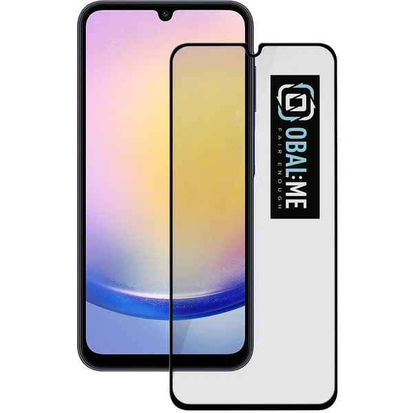 Obal:Me 5D Tvrdené sklo Samsung Galaxy A25 5G čierne - Ochranné fólie a sklo - Hlavný obrázok