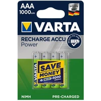 Varta Ready to use LR03/4BP AAA nabíjacia batéria 1000 mAh (4ks) - Batérie