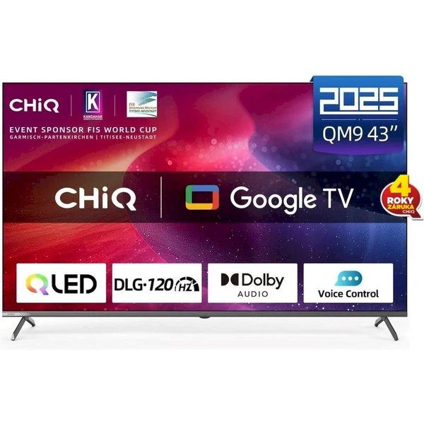 CHiQ Smart TV U43QM9G 43" - Televízia - Hlavný obrázok