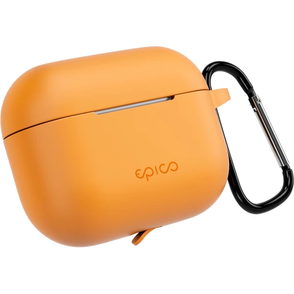 Epico silikónové puzdro s karabínou AirPods Pro 3 oranžová - Puzdra - Hlavný obrázok