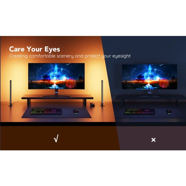 Govee Smart Gaming Light Bars LED Panely + Smart Dual ovládač - Inteligentné osvetlenie - Obrázok V1S6000L01