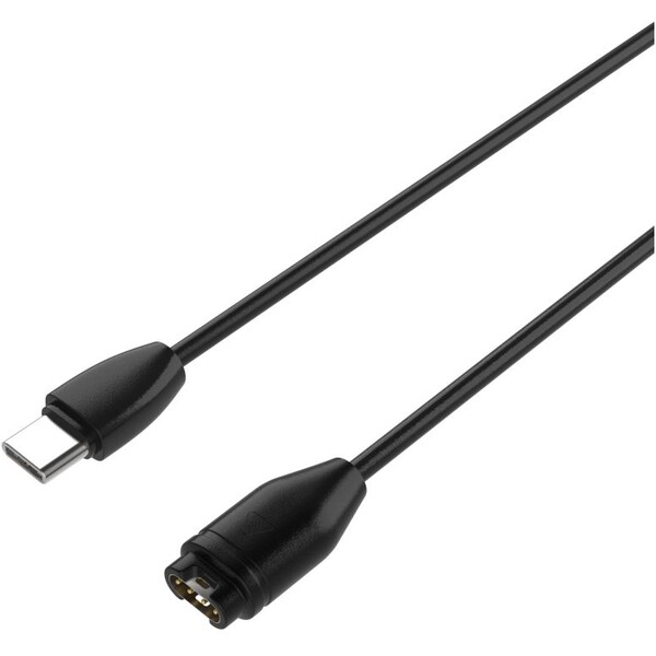 E-shop FIXED USB-C napájací kábel pre Garmin Fenix 5/6/7/7X, Epix, Venu 2/3, Vivoactive 3/4/5 1m čierny