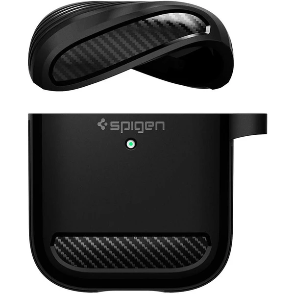 Spigen Rugged Armor puzdro AirPods čierne - Puzdra - Obrázok V1YEF00101