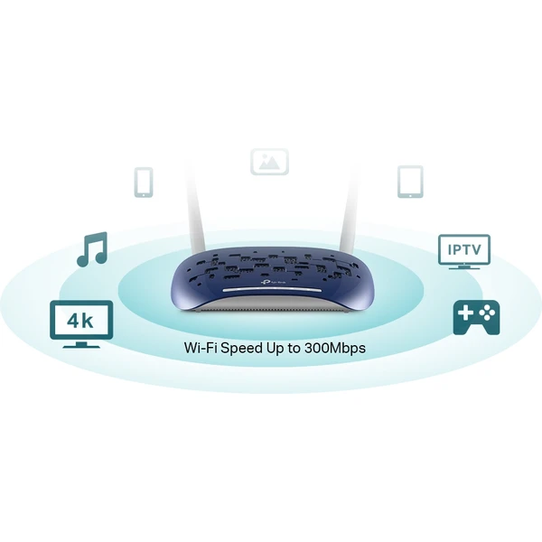 TP-Link TD-W9960 Wi-Fi 4 smerovač modrý - Wi-Fi routery - Obrázok V27U000501