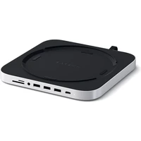 Satechi Aluminium Type-C Stand and Hub pre Mac Mini strieborný - USB huby