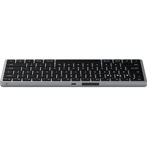 Satechi Slim X1 Bluetooth bezdrôtová podsvietená klávesnica CZ vesmírne šedá - Klávesnice - Obrázok V2D5000K01