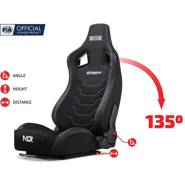 Next Level Racing ELITE ERS4 Reclining Seat Fabric & SIMAERO Mesh Edition herná sedačka - Herné sedačky - Obrázok V2JK000K01
