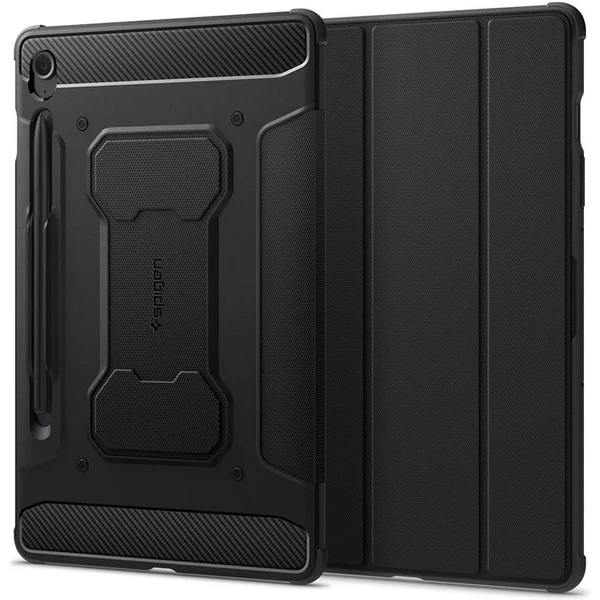 Spigen Rugged Armor Pre púzdro Samsung Galaxy Tab S9 FE (2023) čierne - Puzdra - Obrázok V2P2000N01