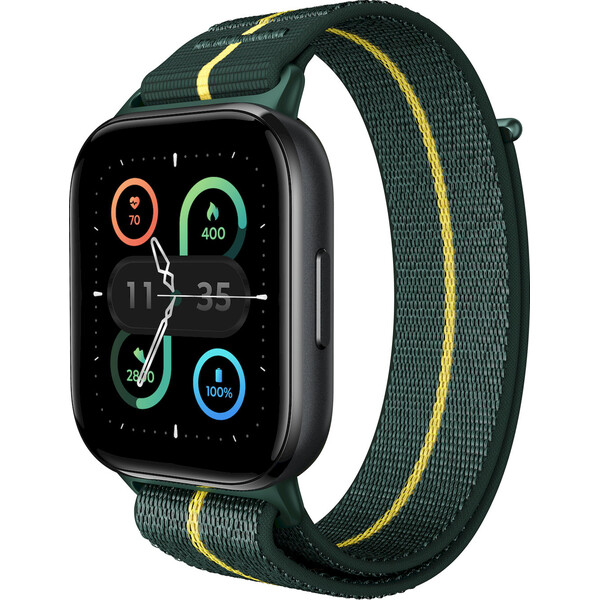 E-shop Motorola Moto Watch Fit šikovné hodinky čierne/zelené