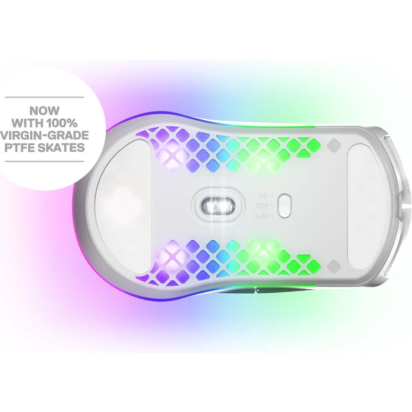 SteelSeries Aerox 3 Snow Wireless (2022) herná myš biela - Myši - Obrázok V2Z7300401