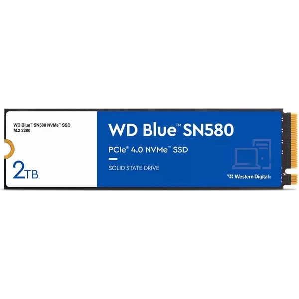 WD BLUE SSD NVMe 2TB PCIe SN580 - SSD - Hlavný obrázok