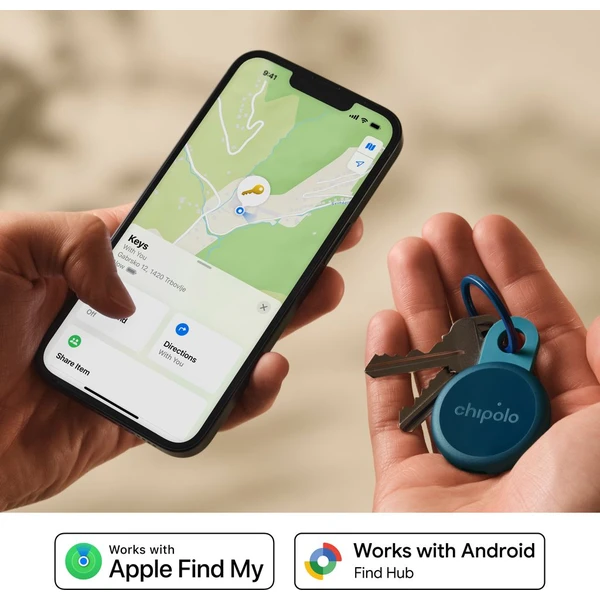 Chipolo LOOP Bluetooth lokátor tmavo modrý - Lokátory - Obrázok V3DJ000K01