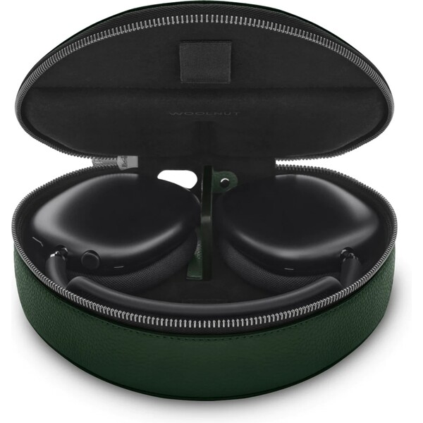 E-shop Woolnut kožené puzdro pre AirPods Max zelené
