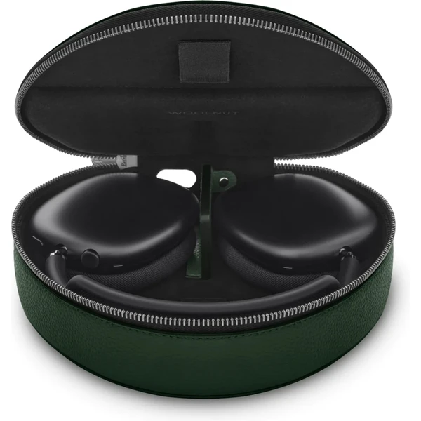 Woolnut kožené puzdro pre AirPods Max zelené - Puzdra - Hlavný obrázok