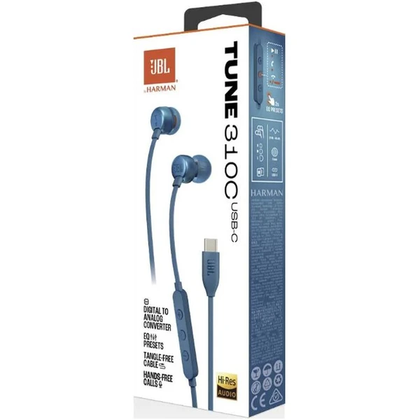 JBL Tune 310C slúchadlá modrá - Slúchadlá - Obrázok V3S6000P01