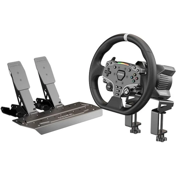 Moza Racing herný set - R3 základňa + ES add-on volant + SRP-Lite pedále + R3 držiak - Volanty - Hlavný obrázok