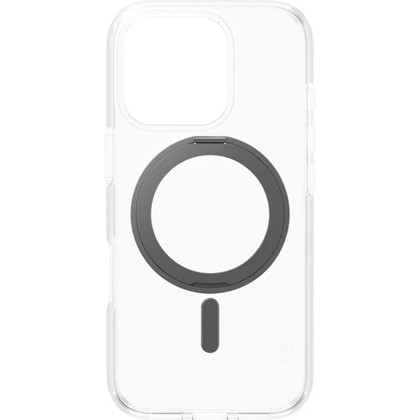 PanzerGlass® CARE kryt Apple iPhone 16 Pro MagSafe KickStand číry/čierny - Puzdra - Obrázok V408000P01