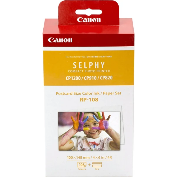 Canon RP-108 Vysokokapacitná sada farebných atramentov a papiera - Fotopapiere - Obrázok V40P100501