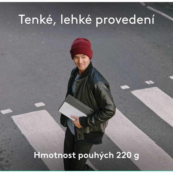 Logitech Keys to go 2 bezdrôtová US klávesnica šedá - Klávesnice - Obrázok V445000J01