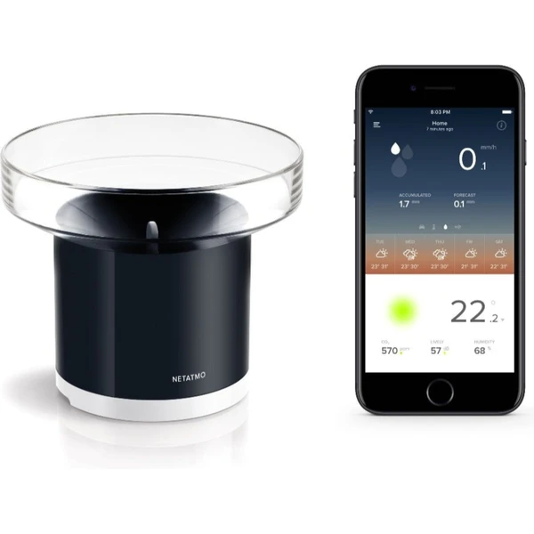 Netatmo Weather Station + Rain Gauge inteligentná meteostanica + zrážkomer - Meteorologické stanice - Obrázok V4AB000L01