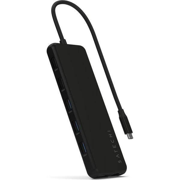 Satechi 13v1 USB-C adaptér s displejovým multiportom čierny - USB huby - Hlavný obrázok