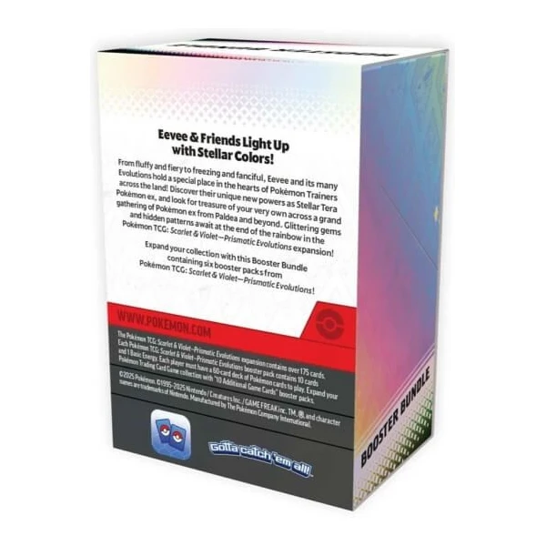 Pokémon TCG: SV8.5 Prismatic Evolutions - Booster Bundle - Pokémon karty - Obrázok V4CC000J01