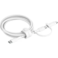 Belkin BOOST Charge PRO 2v1 napájací kábel 60W 1,5m biely - Káble a redukcie