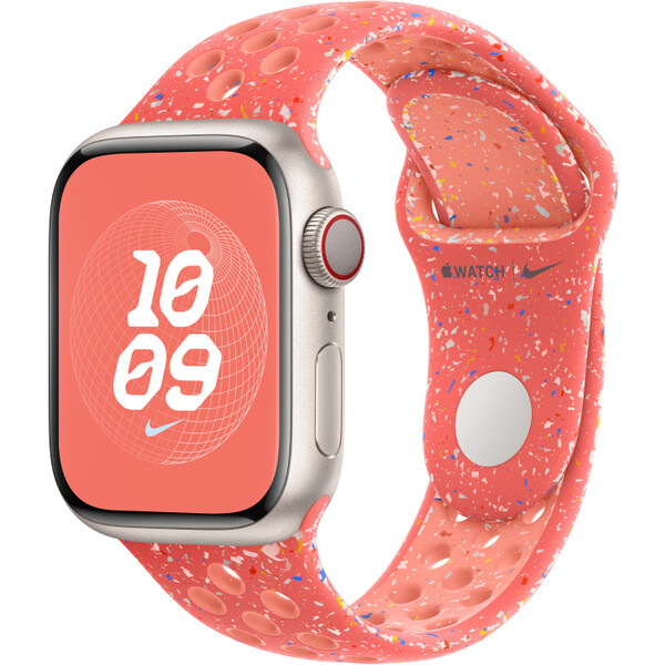 Apple Watch 41/40/38mm horúco oranžový športový remienok Nike M/L