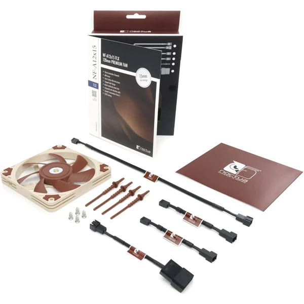 Noctua NF-A12x15 FLX - Ventilátory pre PC - Obrázok V533000P01