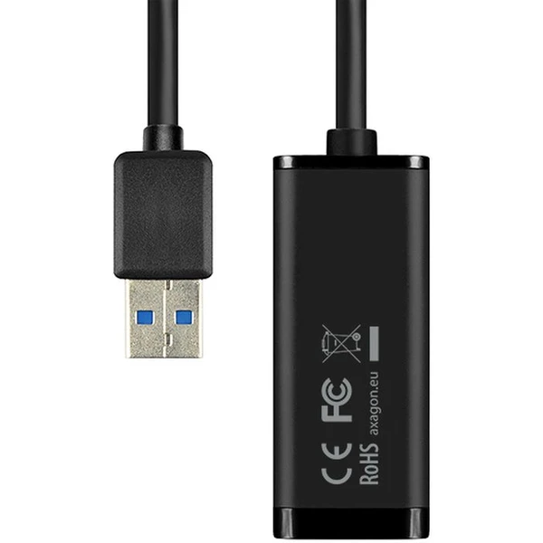 AXAGON ADESR USB 3.0 TypeA externý Gigabit Ethernet adaptér - Sieťové karty - Obrázok V53V000501