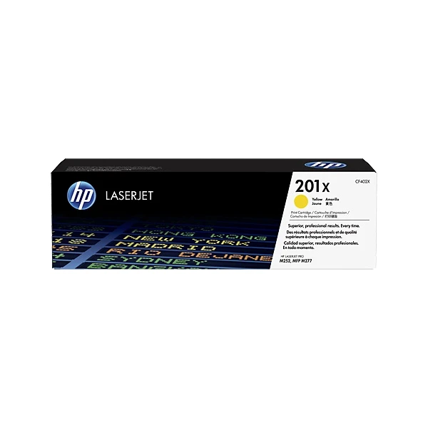 HP CF402X č. 201X Žltá originálna - Tonery - Hlavný obrázok