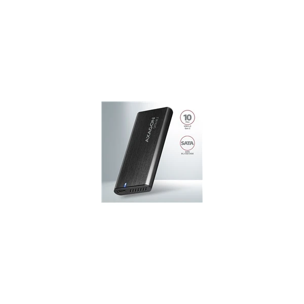 AXAGON EEM2-SBC externý box pre M.2 SATA SSD kovový USB-C 3.2 - Externé boxy - Obrázok V560700301