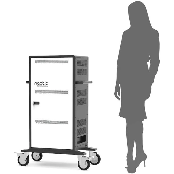 Port Naotic Charging Cabinet 30 nabíjacia skriňa s kolieskami pre 30 zariadení - Nabíjačky - Obrázok V58F000J01